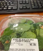 Spinach  Garden Salad w Maple Vinaigrette