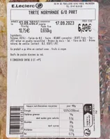 Tarte normande 6/8 parts