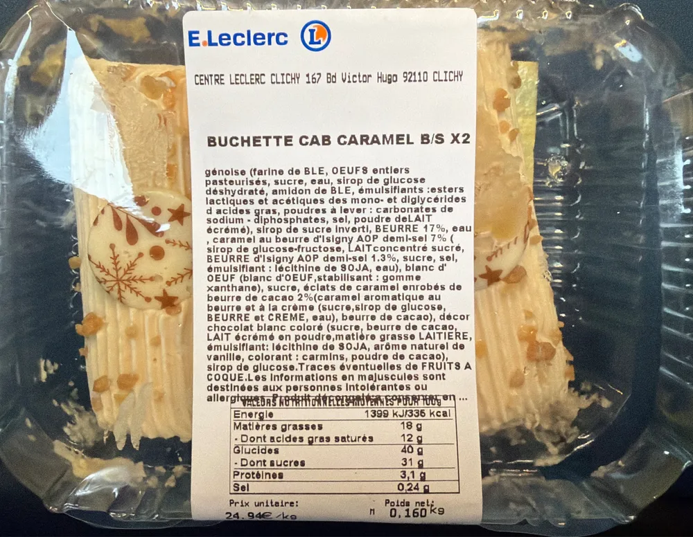 Bûchette Cab Caramel