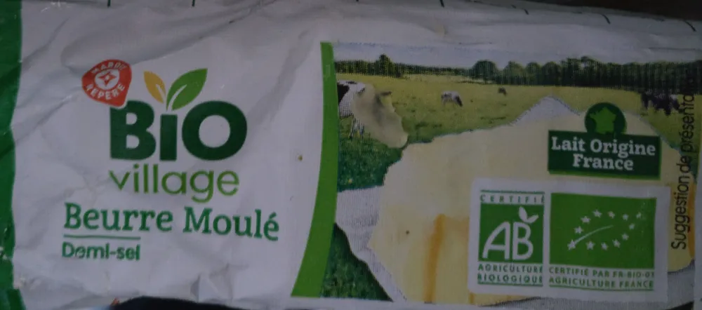 Beurre moulé demi-sel