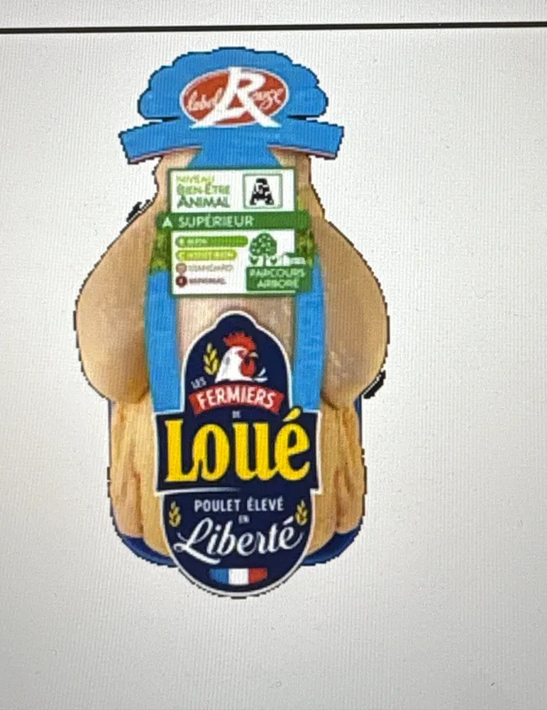 Poulet fermier blanc