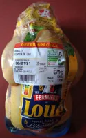 Poulet jaune fermier