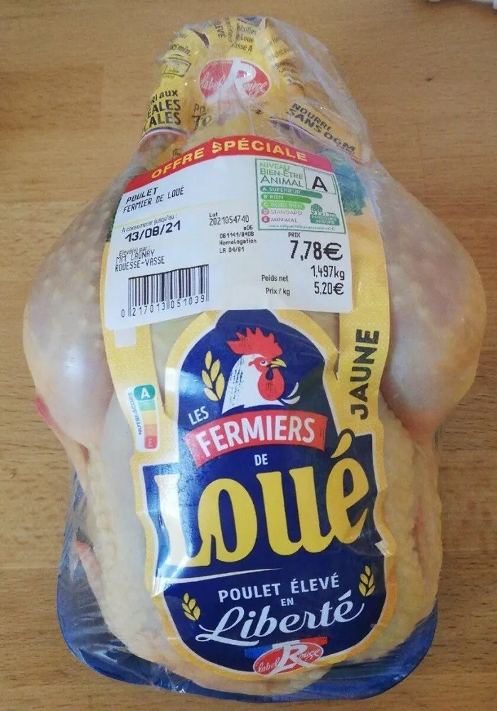 Poulet fermier de loué