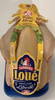 Poulet jaune élevé en liberté