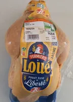Poulet fermier Loué jaune élevé en liberté