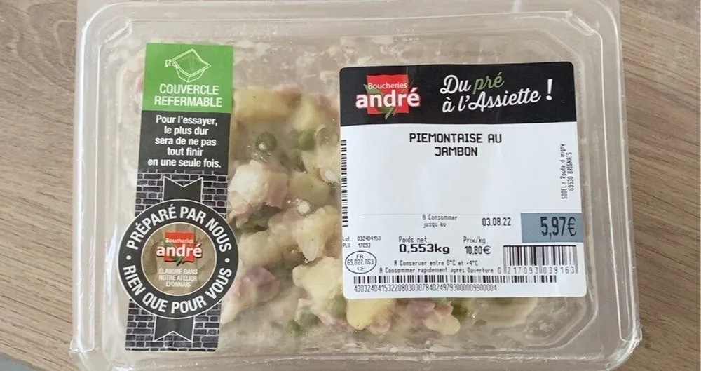 Piemontaise jambon