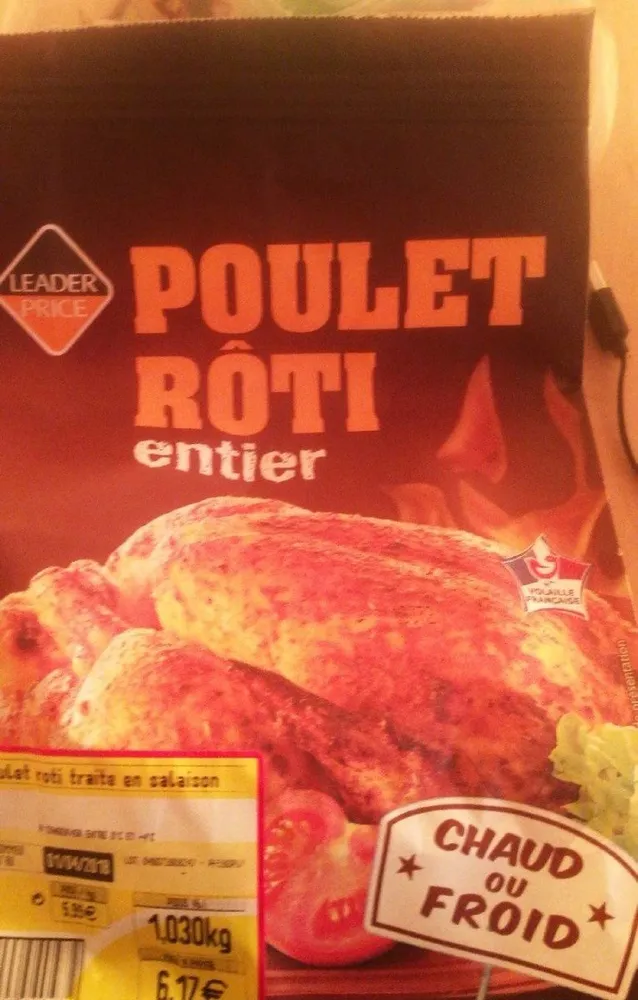 Poulet rôti entier