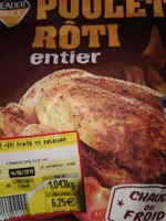 Poulet rôti entier