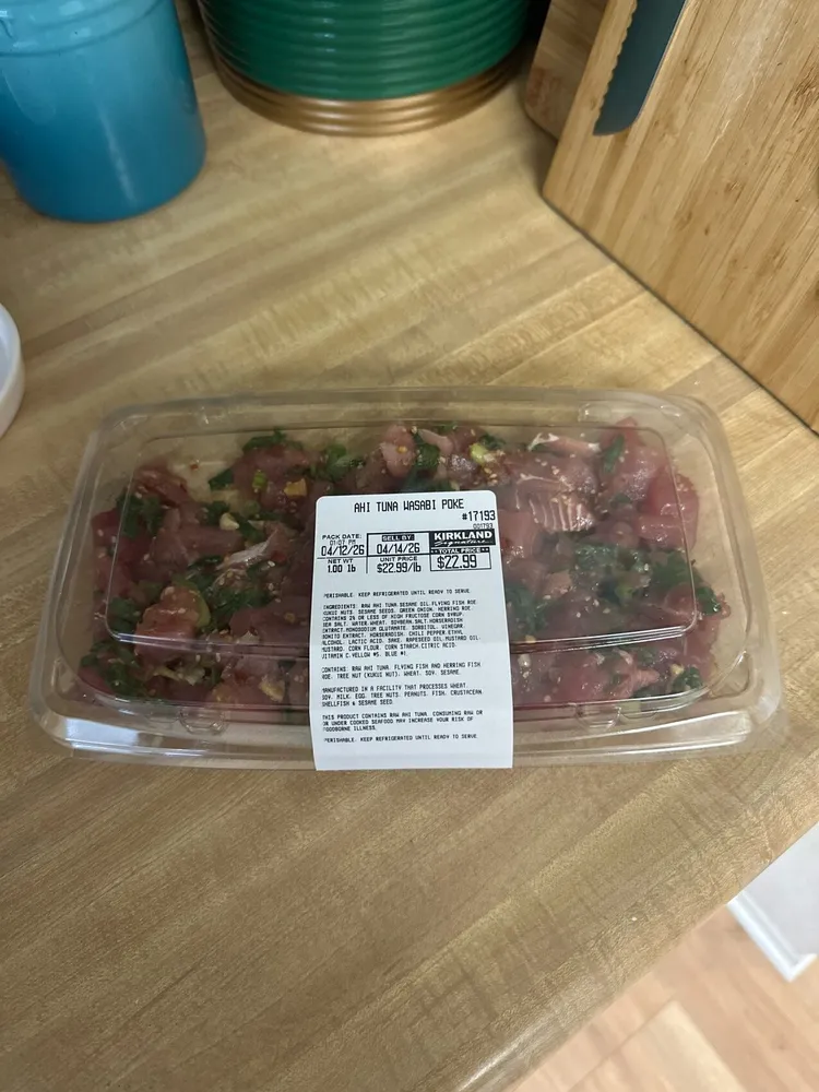 Ahi Tuna Wasabi Poke