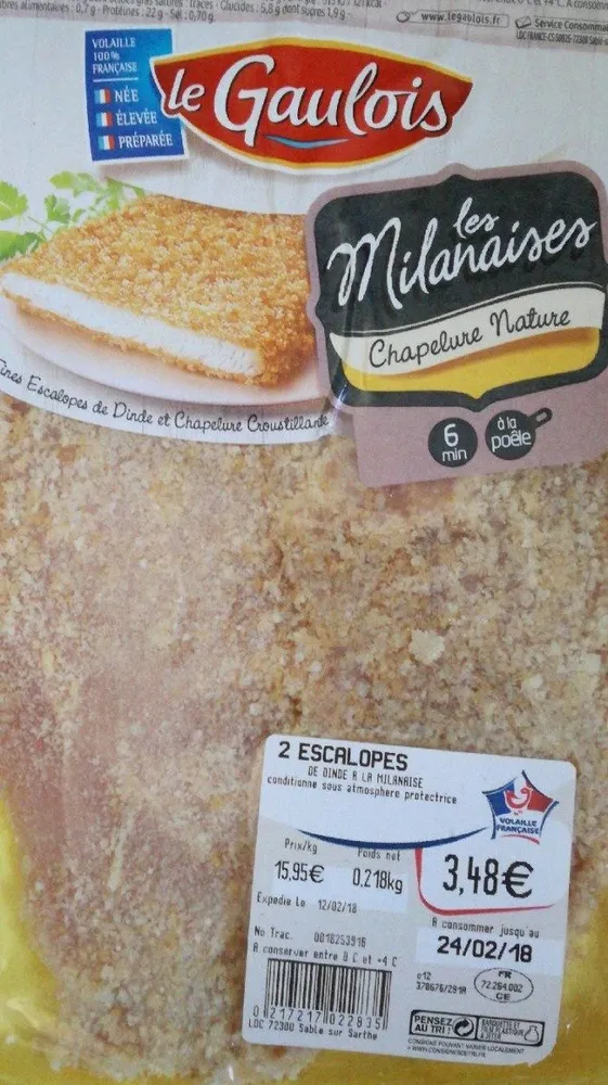 2 Escalopes - Les Milanaises