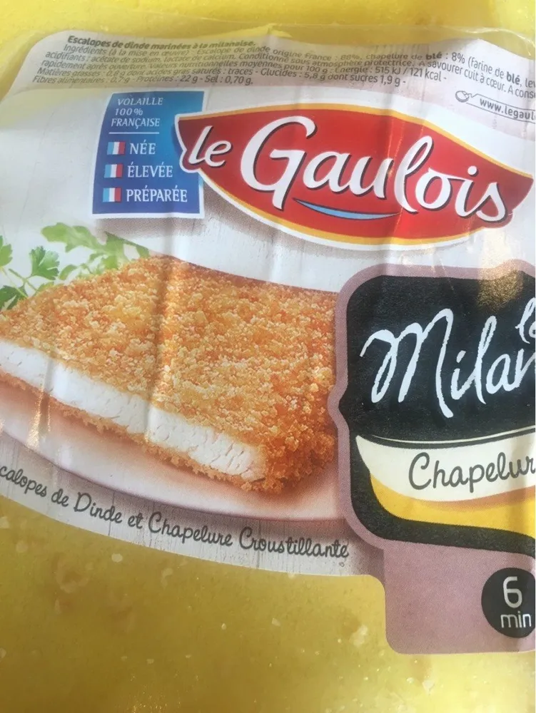 Dinde panées