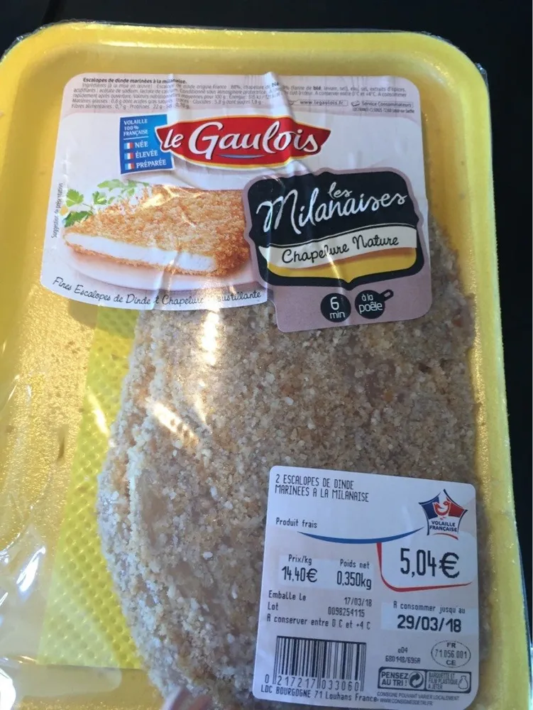 Escalopes milanaises