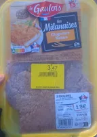 Les Milanaises, Chapelure Nature, 2 Escalopes