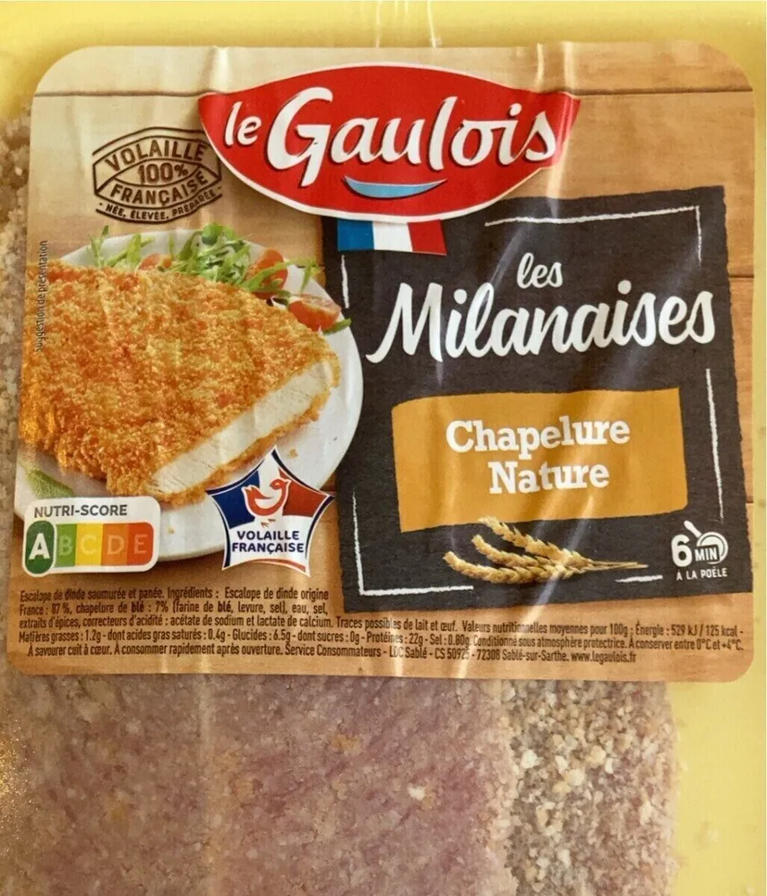 Milanaises de dinde
