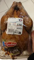 Poulet cuit fume