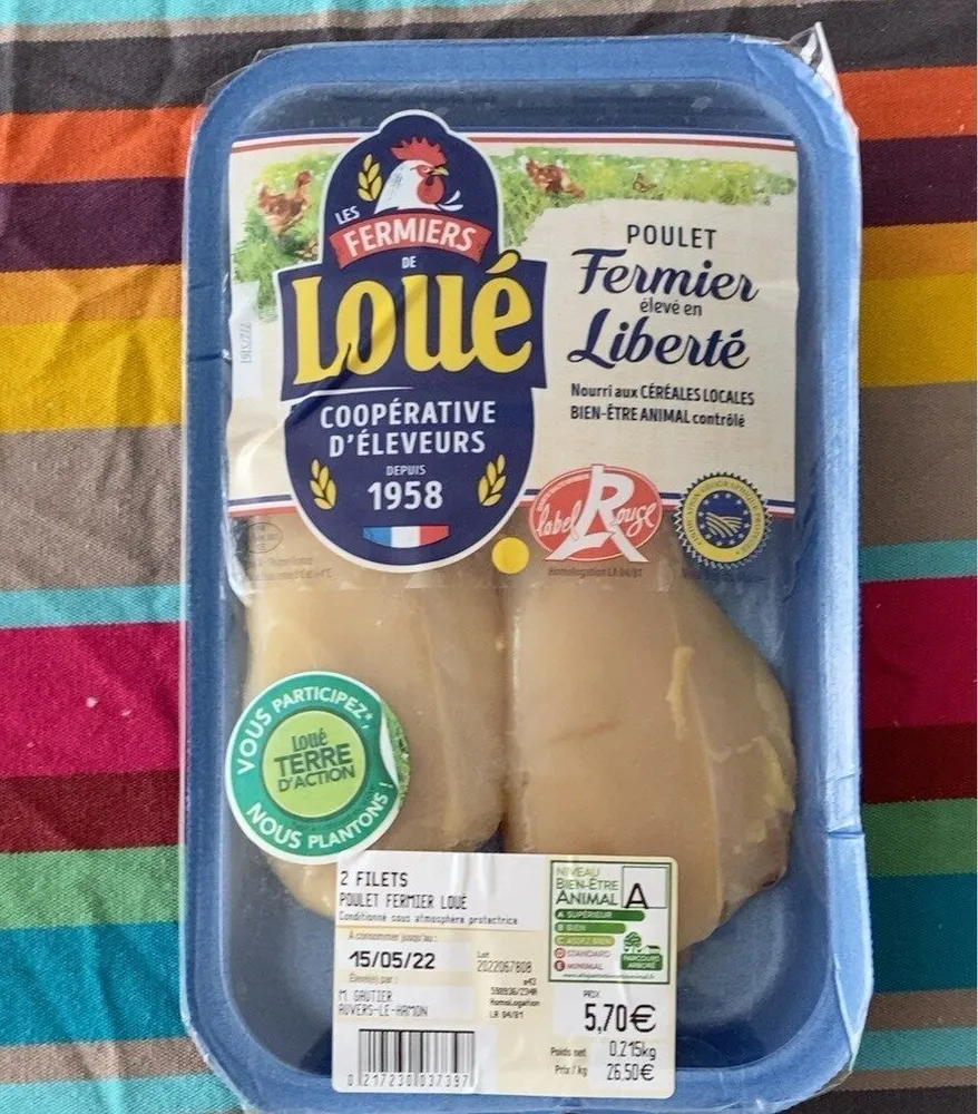 filet de poulet