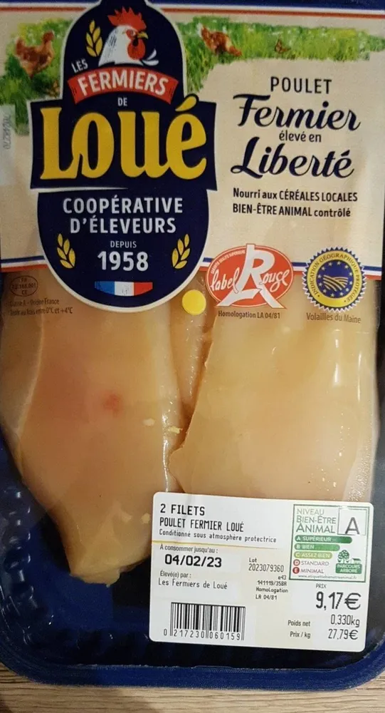 2 Filets de Poulet fermier