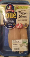 Poulet fermier élevé en liberté