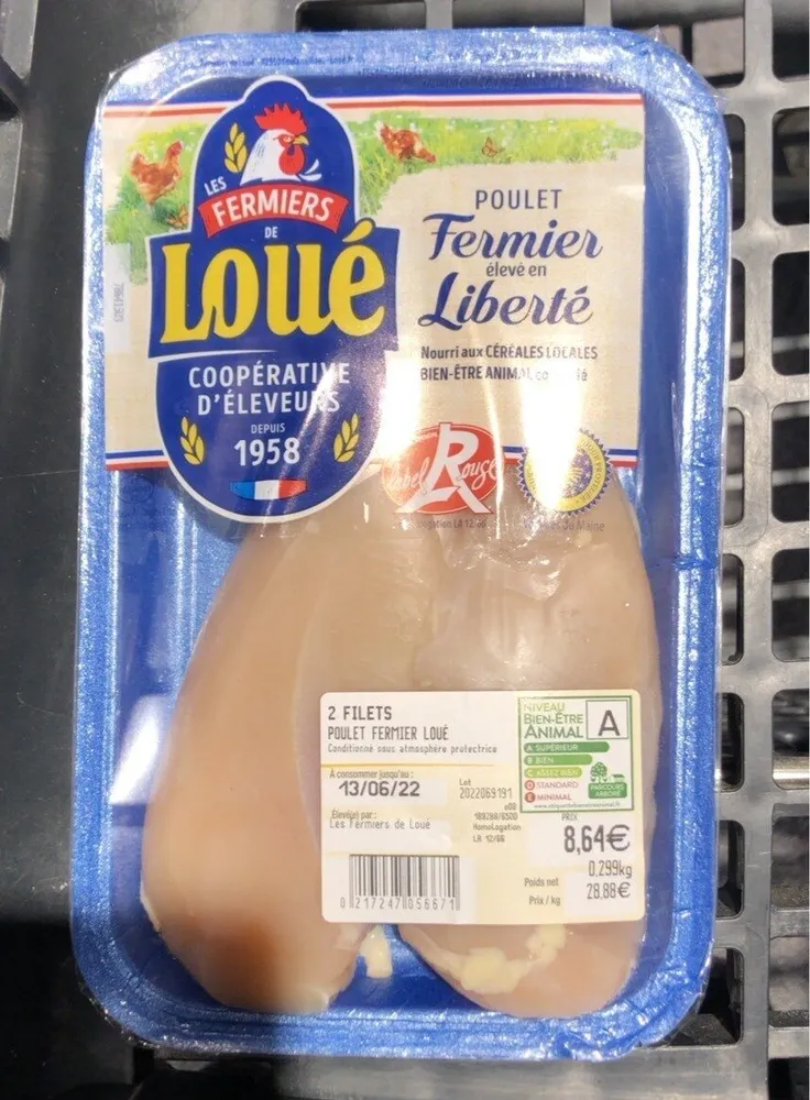 Poulet fermier loué