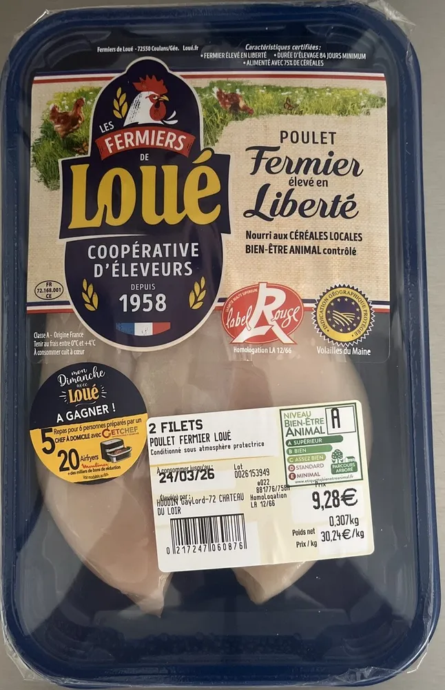 Poulet Fermier Label Rouge