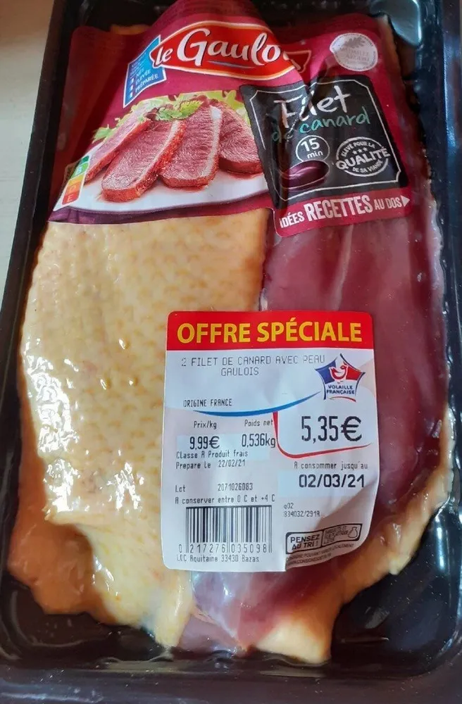 Filet de canard