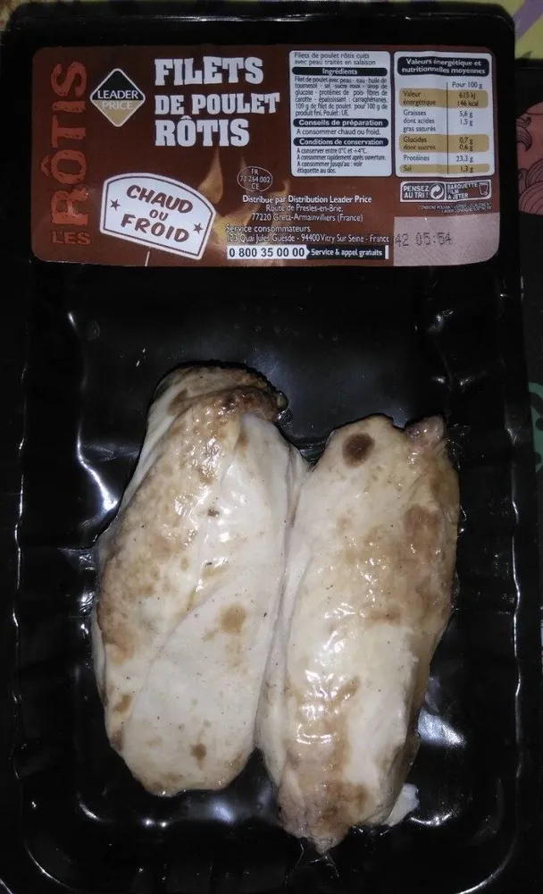 Filets de poulet rôtis
