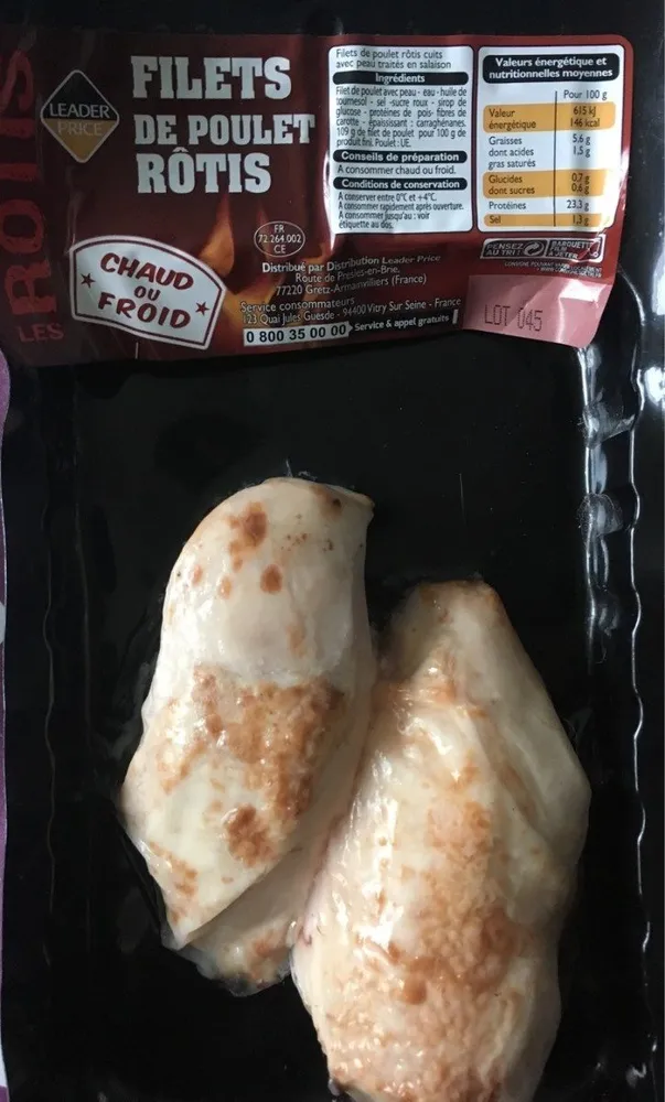 Filets de poulet rôtis