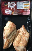 Filets de poulet rotis