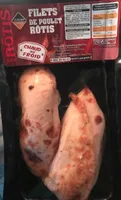 Filets de poulets rotis
