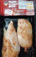 Filets de poulets rotis