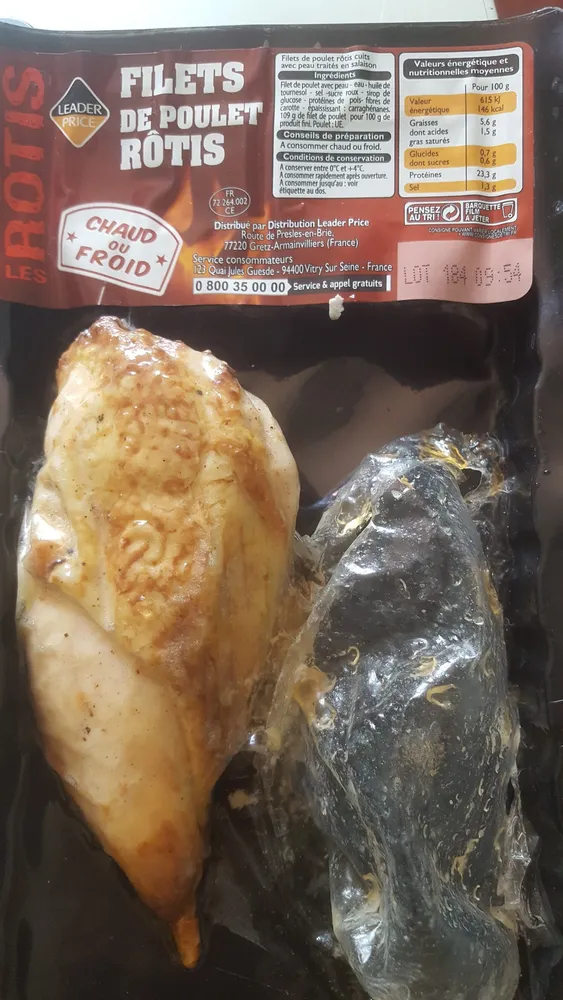 Filets de poulet rôtis
