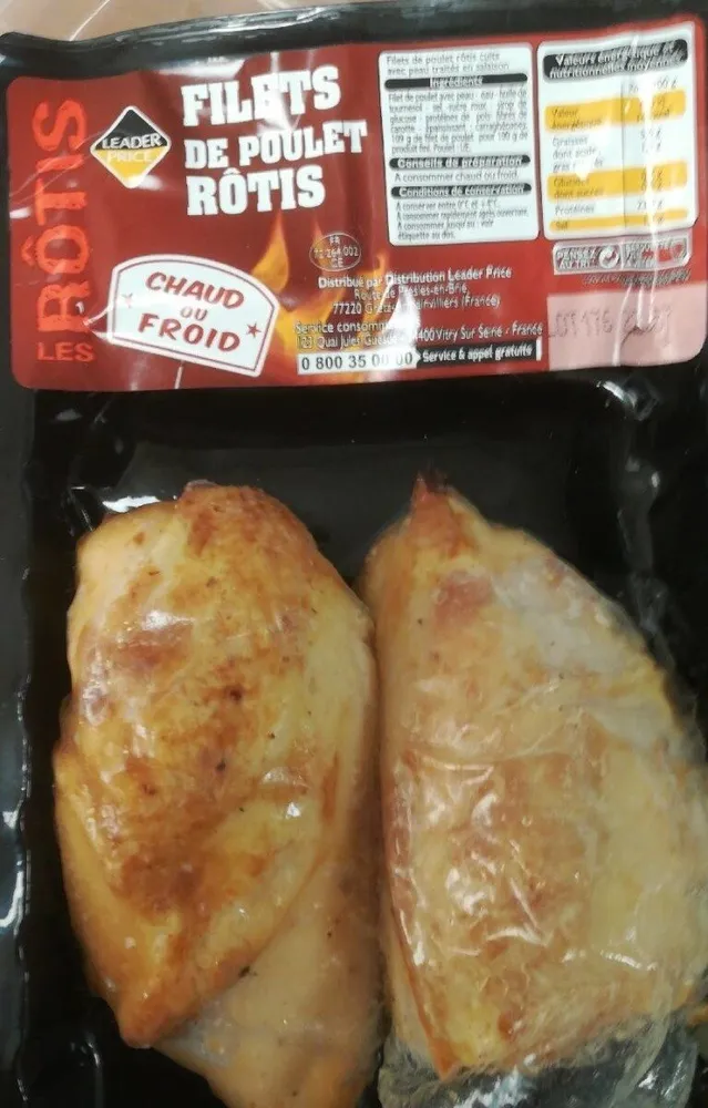 Filets de poulet rôtis