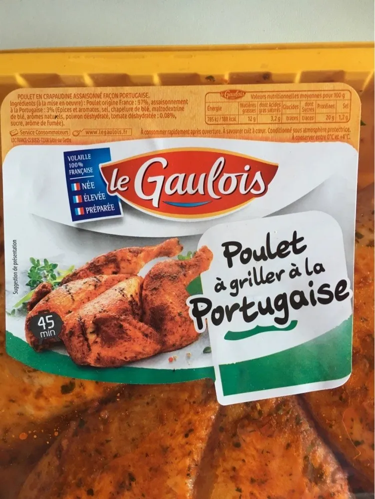 Poulet à griller à la portugaise