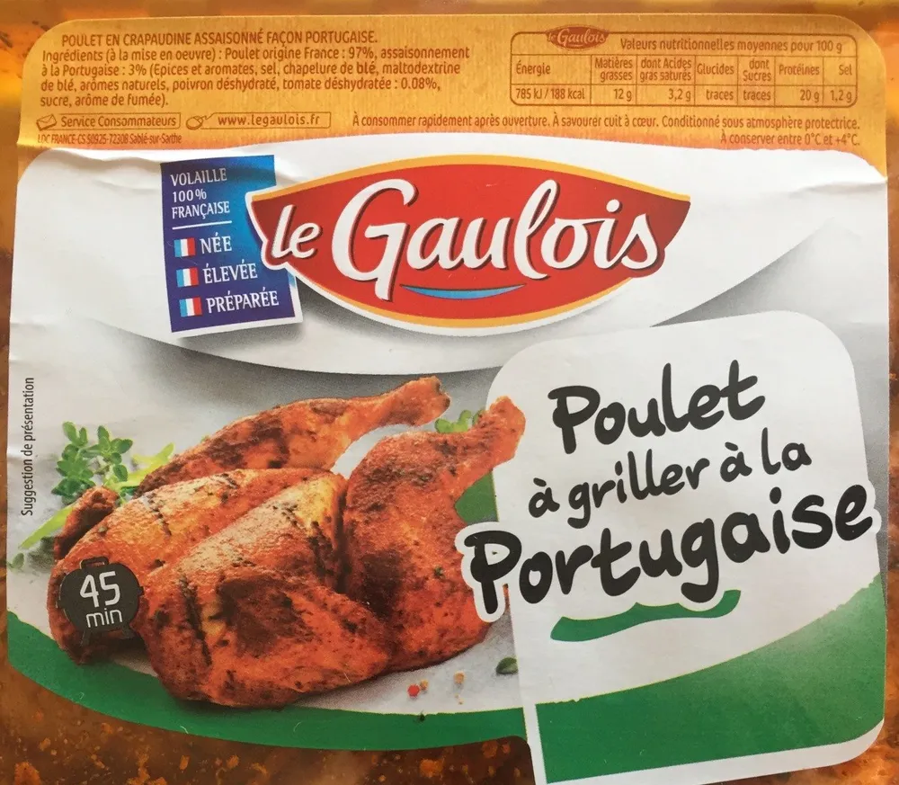 Poulet à griller à la portugaise