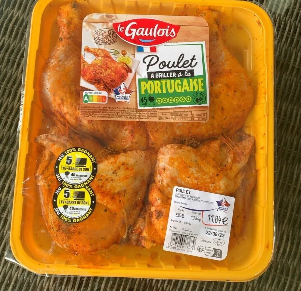 Poulet à griller à la portugaise