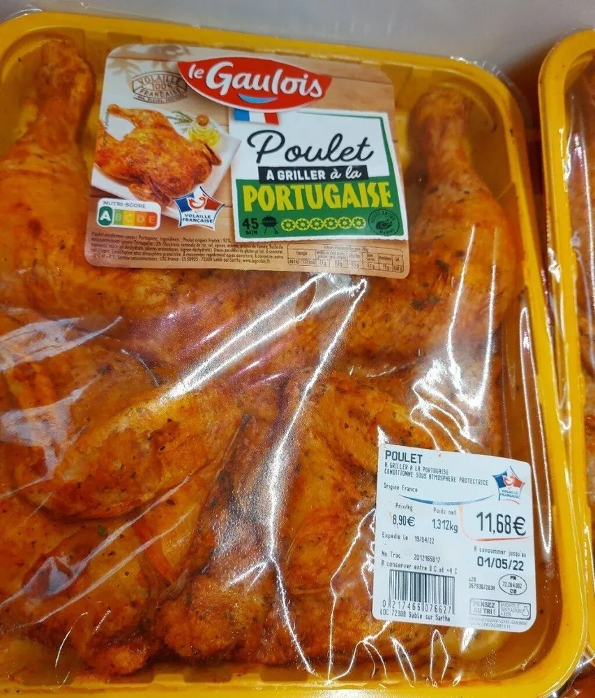 Poulet à griller à la portugaise
