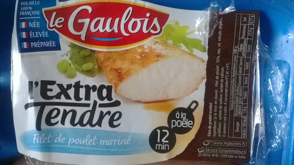 L'Extra Tendre Filet de Poulet Mariné