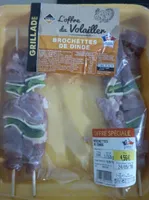 Brochettes de dinde