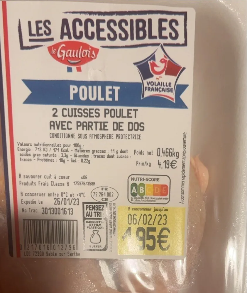 Cuisses poulet