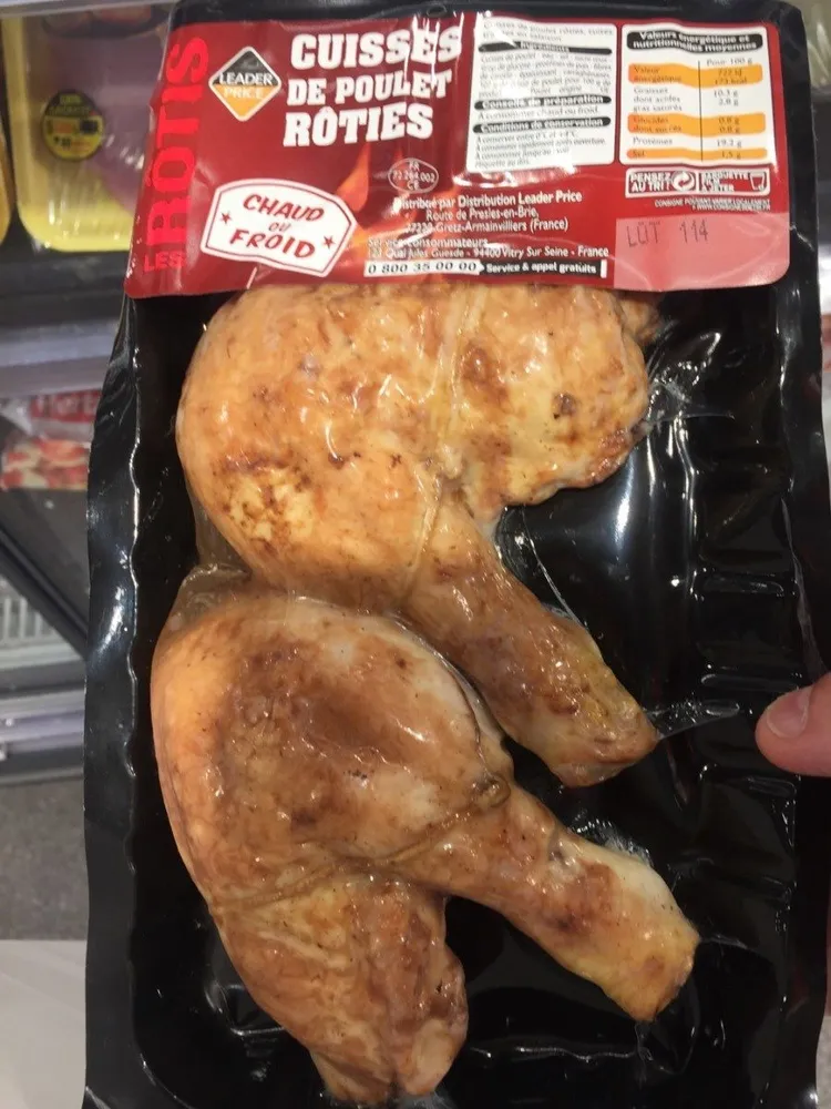 Cuisses de poulet roties