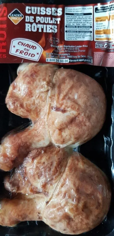 Cuisses de poulet rôties