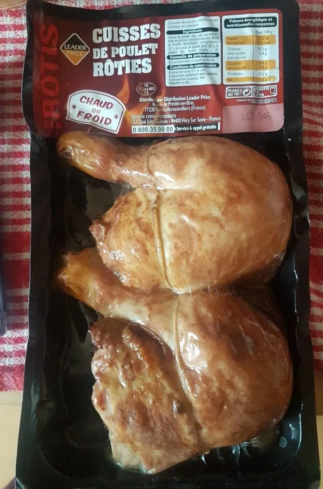 Cuisse de poulet rôties