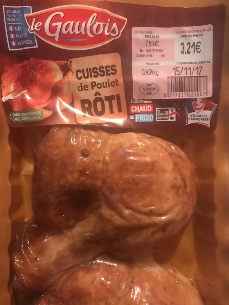 Cuisses de poulet roti