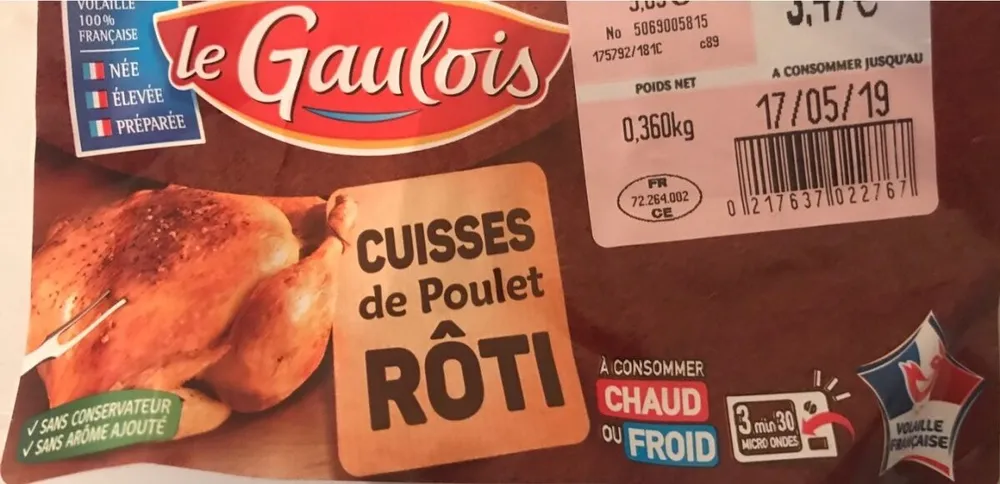 Cuisses de poulet roti