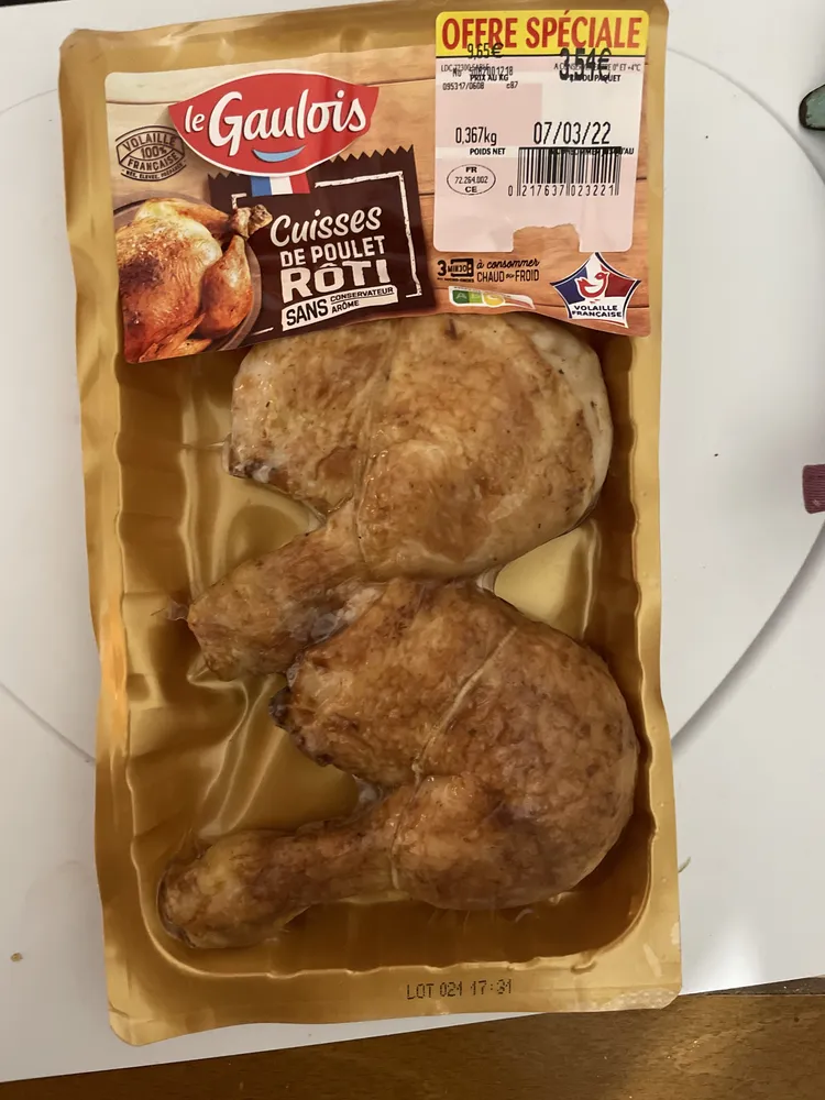 Cuisse de Poulet Rôti