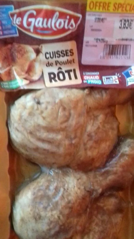 Cuisses de poulet roti
