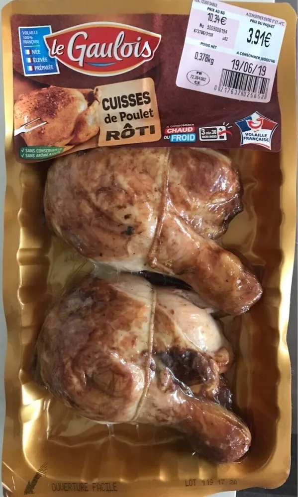 Cuisses de poulet roti