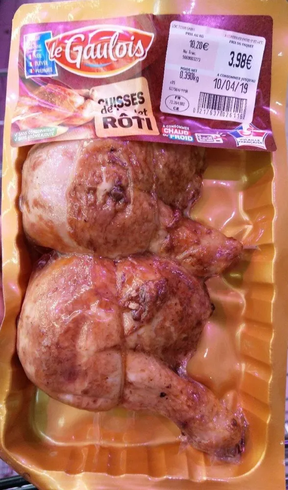 Cuisse de poulet roti