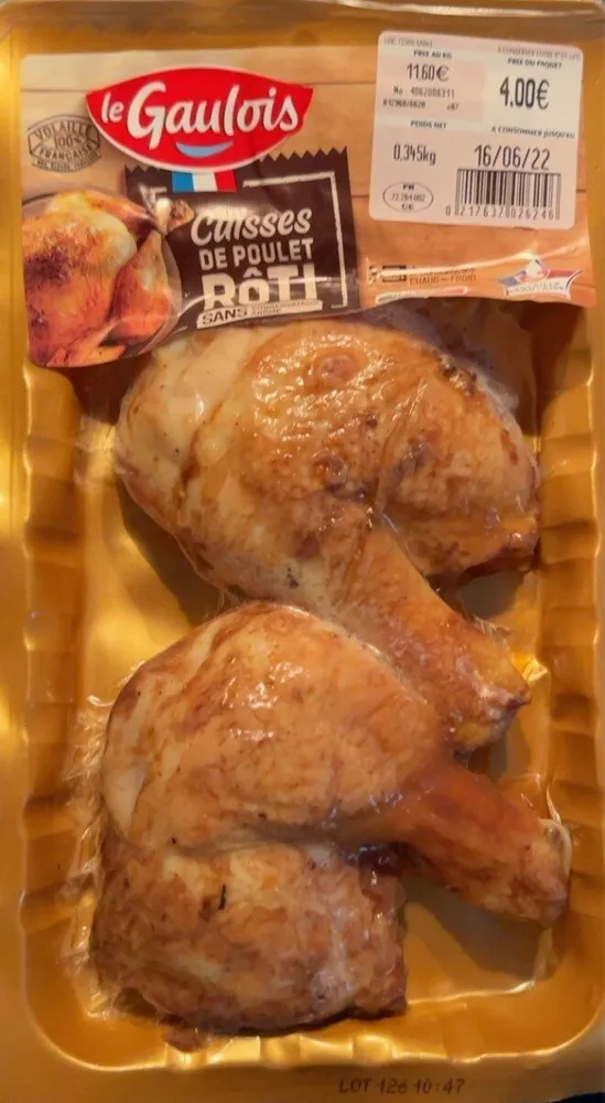 Cuisse de poulet roti