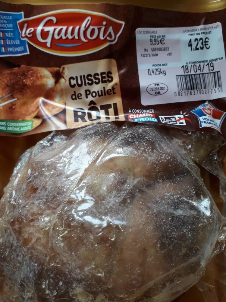 Cuisses poulet roti